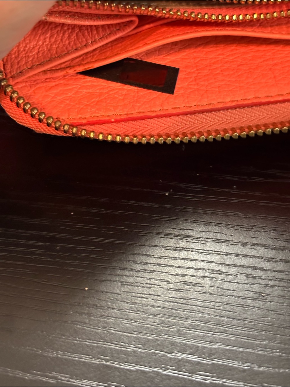 Authentic Chloé Lily Bow 2-Way Crossbody Bag – Vibrant Orange Pebbled Leather - Picture 9 of 12